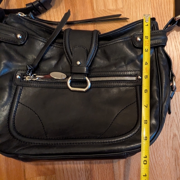 Francesco Biasia Italian Leather Crossbody Bag | Y2K Archive